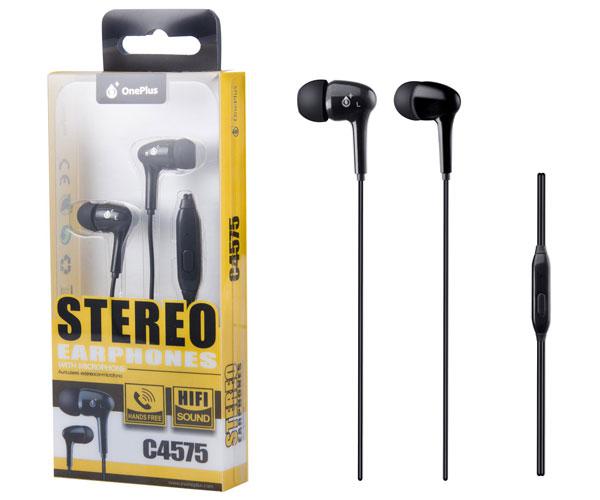 Auriculares con Microfono intrauditivos Bubble C4575 Negro One+