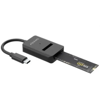 Dock USB Tipo-C para M2 SATA/NVME Aisens ASUC-M2D011-BK Negro