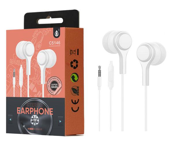 Auriculares + Microfono intrauditivos Lenoy C5146 Blanco One+