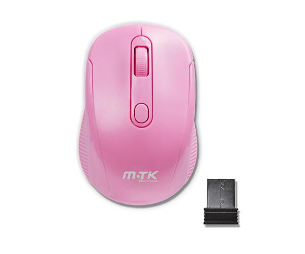 Raton inalámbrico GT641 Krack 2.4Ghz / 1600 Dpi / Rosa / MTK