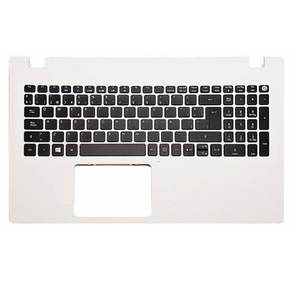 Top case + Teclado compatible para portátil ACER E5-522 / E5-573 Blanco