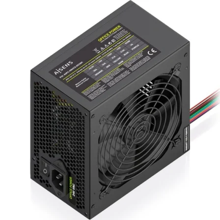 Aisens Fuente de Alimentación ASPC-500ATX-SEOBK/ 500W/ Ventilador 12cm