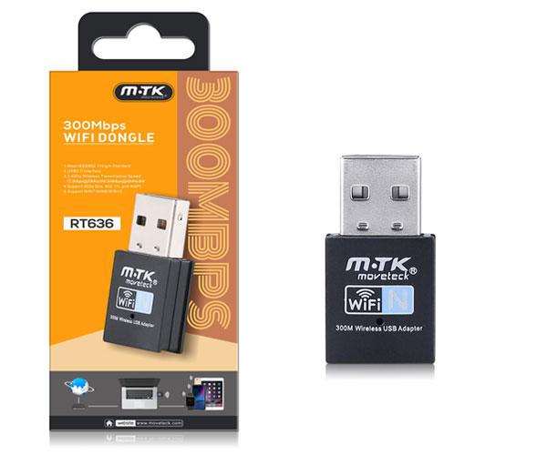 Tarjeta de red USB Wifi mini RT636 / 300mbps / MTK