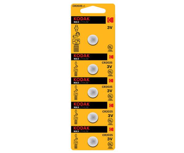 Pila boton litio CR2025 3v Kodak ( 5pcs) / KDCR20255