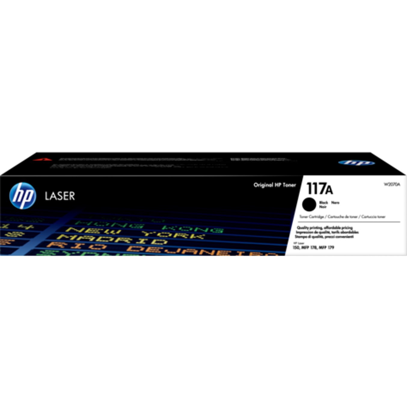 Toner original HP W2070A (117A) Negro