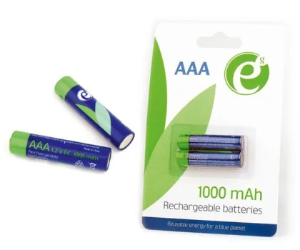 Gembird Pilas recargables Energenie Aaa 1000 mah Ni-mh (2 pcs) / Eg-ba-aaa10-01
