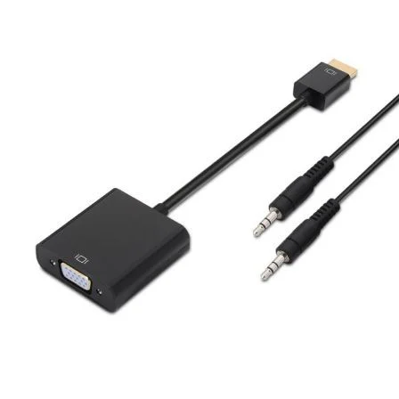 Aisens Conversor A122-0126 Negro – HDMI / VGA