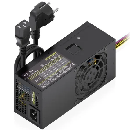 Aisens Fuente de Alimentación Tfx ASPC-500TFX-PSEBK/ 500W/ Ventilador 8cm