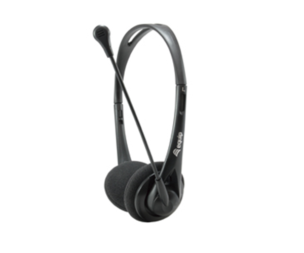 Auriculares con Microfono Equip Life  / Ps4 / Xbox / Control de volumen / Jack 3.5mm / VoIp / negro / 245302