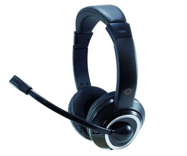 Auriculares con Microfono Conceptronic Polona 02b / estereo / Jack 3.5mm / VoIp / negro