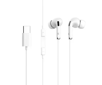 Mtk + Micro intrauditivos NC3155 / Conexion Type-C / 1.2m Blanco