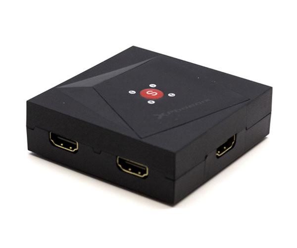 Splitter Hdmi 1x4 / Switch Bidireccional / 4K / 3D / Phoenix / Phhdmisplitter4 / Negro