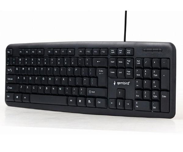 Teclado USb Gembird / 104 Teclas / Negro / KB-U-103-ES
