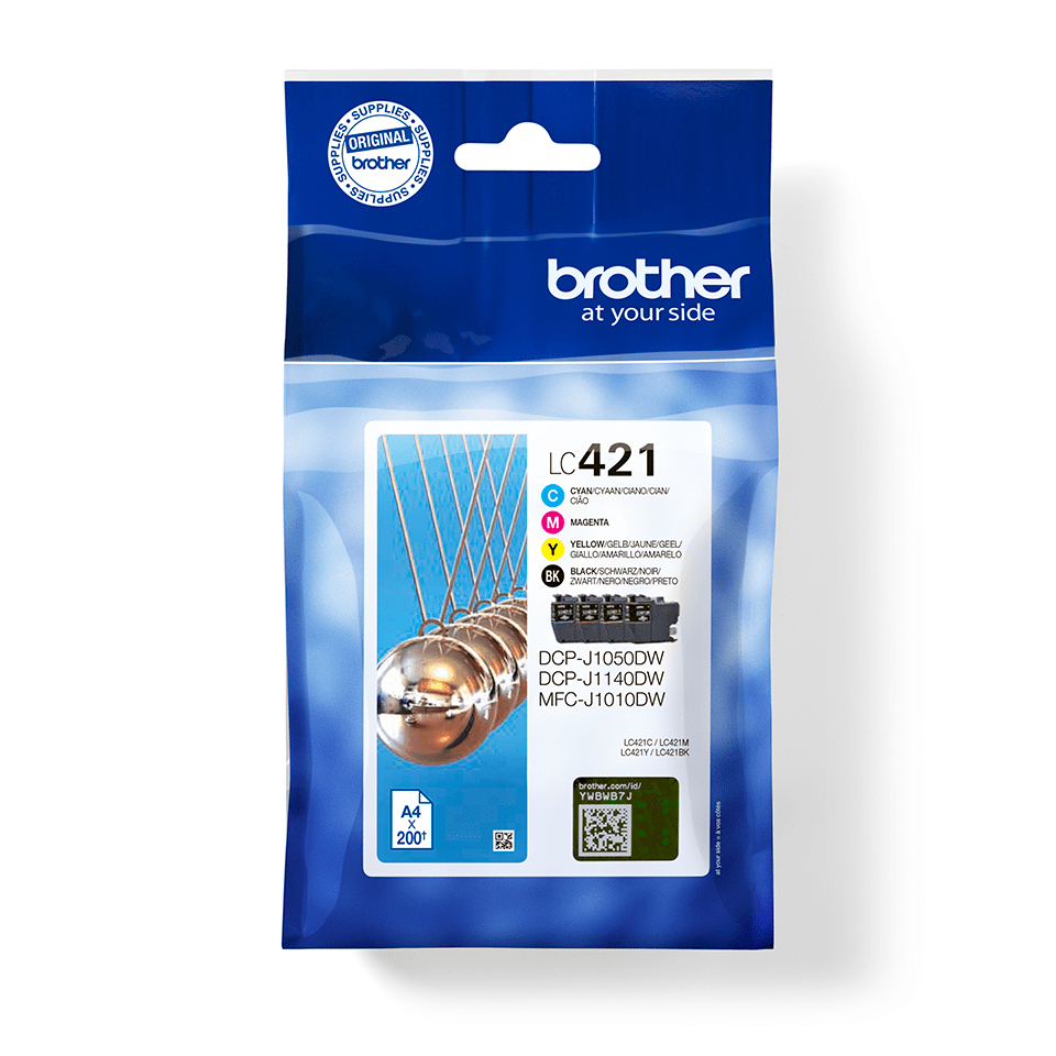 Brother Pack de 4 cartuchos de tinta negro / cian