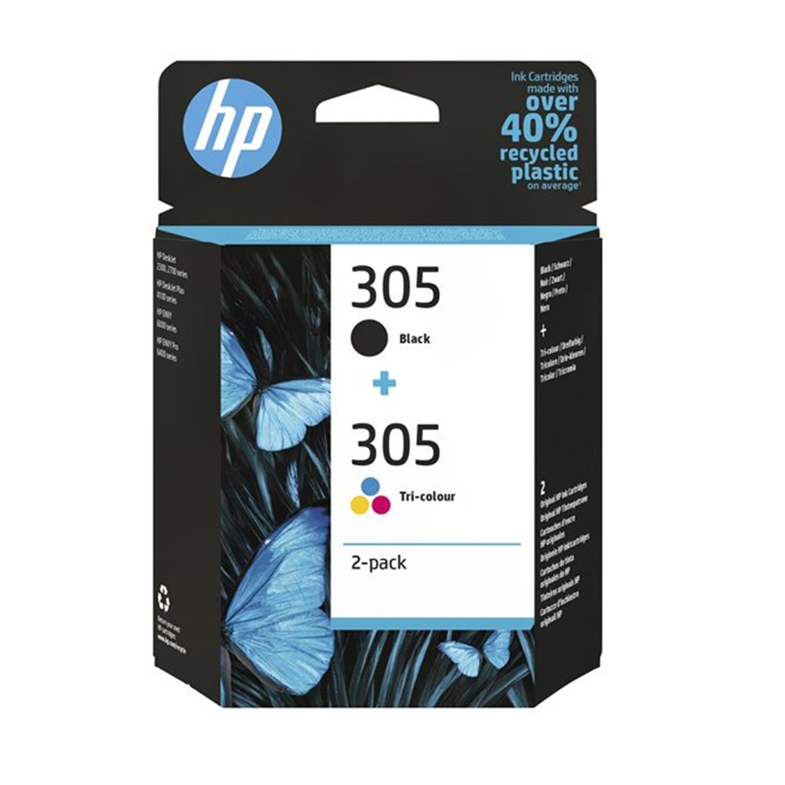 Tinta Original Hp Pack n305 Negro + Color 6zd17ae