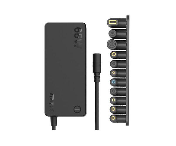 Cargador para portátil universal automático 65W / 11 conectores / 1.2m / AT963 / Mtk