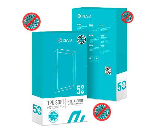 Pack de láminas hidrogel antibacterias Devia (50 láminas) 363085 / 340802