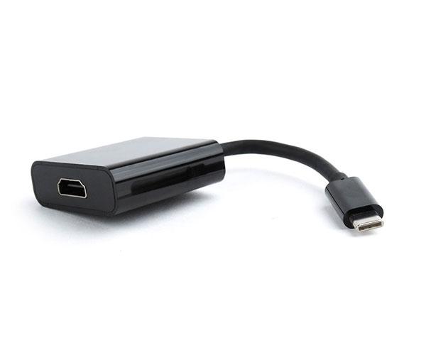 Cable adaptador Type-C 3.1 a Hdmi / 0.15cm / 4K / Negro / Cablexpert / A-CM-HDMIF-01