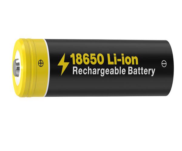 Bateria de litio recargable Icr 18650 / 2600mAh / 3.7 V / Negro /  NR9288 / One+