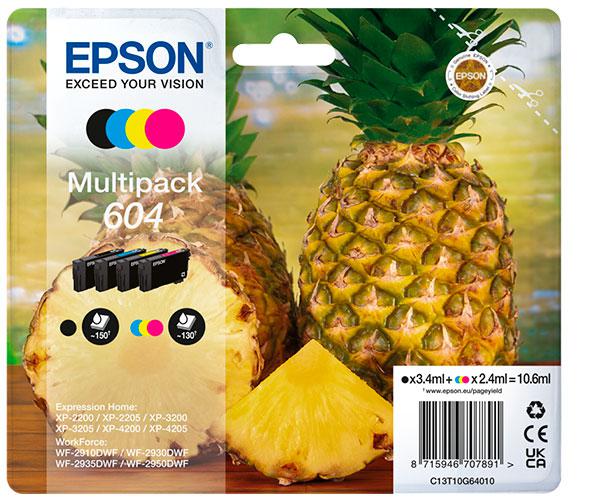 ÷ Multipack 4-colours 604 ink