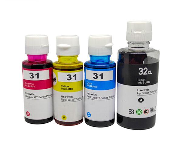 Botella Tinta genérica para HP 31 Cian / 1vu26ae