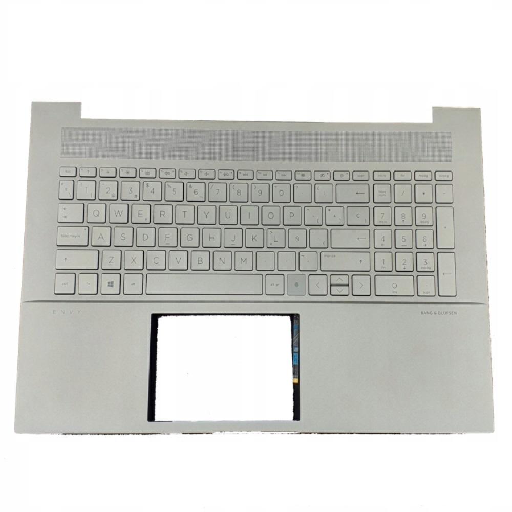 Top case + Teclado compatible para portátil HP 17-CE Blanco