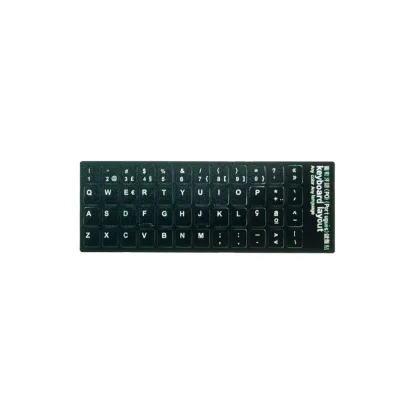 Varios Pegatina en portugués teclados negro