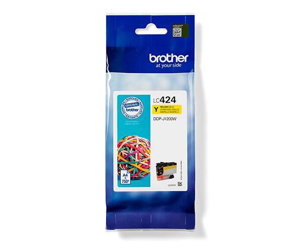 Tinta Original Brother LC424 Amarillo