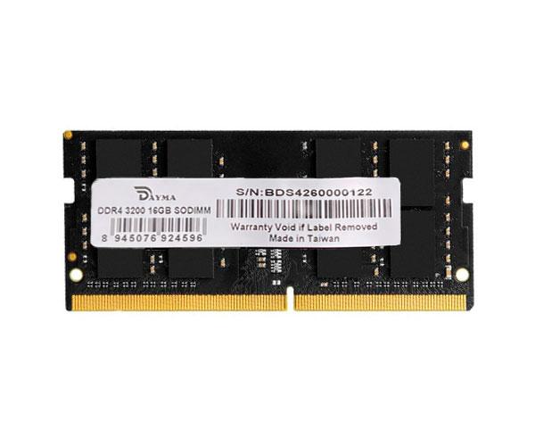 Memoria Ram Dayma SODIMM DDR4 16Gb 3200mhz / Non-ecc / Chips Samsung / DM0004