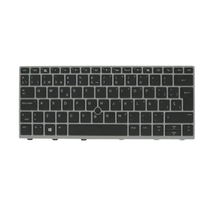 Generica Teclado compatible para HP Elitebook 830 G5 / 830 G6 / Marco Plata