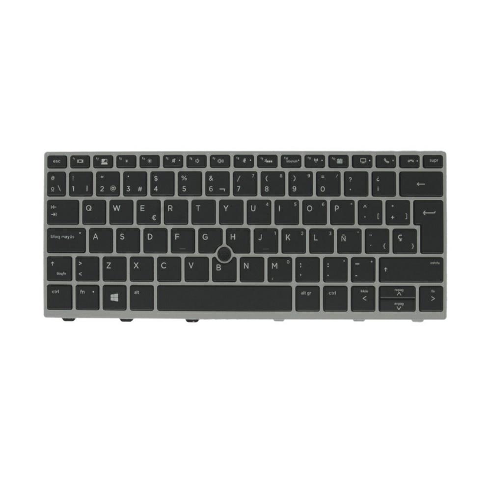 Teclado compatible para portátil HP Elitebook 830 G5 / 830 G6 / Marco Plata / Retroiluminado