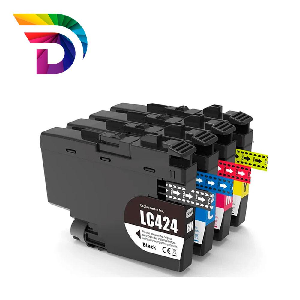 Tinta compatible Dayma para BROTHER LC424 Cian 750 pag.