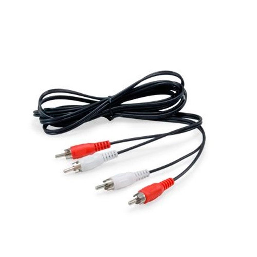 Cable audio 2x RCA macho a 2x RCA macho 2.5m Equip 147094