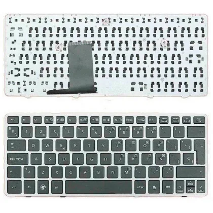 Generica Teclado compatible para HP Elitebook 2560p / 2570p / Español / Marco Plata
