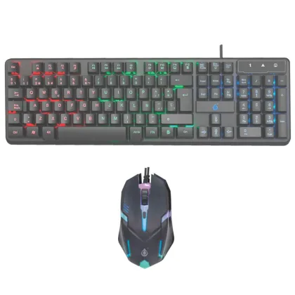 One+ Combo + Raton USB Gaming NG6060 / 1600 Dpi / RGB LED Negro