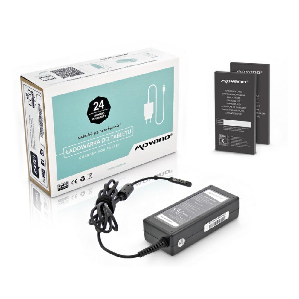 Cargador compatible para portátil MICROSOFT Surface Pro 43.2W 12V 3.6A Movano