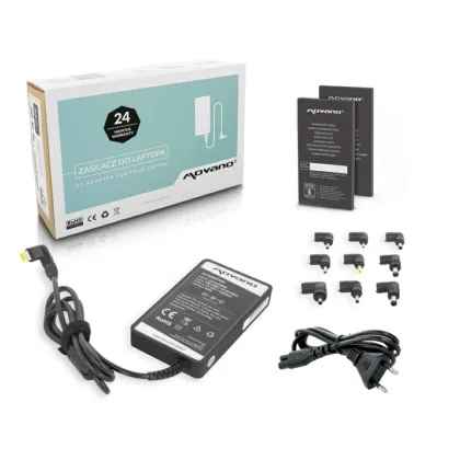 Movano Cargador para universal automático 90W Slim / 10 conectores