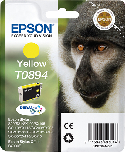 Epson Stylus S20/SX105/SX205/405 Cartucho Amarillo