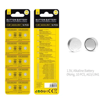 One+ Pila boton Alcalina LR41 (10 Uds) 1.5V / LT56 / Ag3 / 2219320