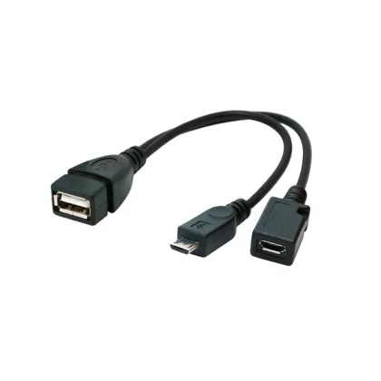 Cablexpert Otg USB hembra tipo A a Micro-USB macho y hembra / a-otg-afbm-04