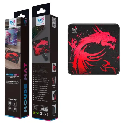 Mtk Alfombrilla Gaming TG7248 Dragon Rojo