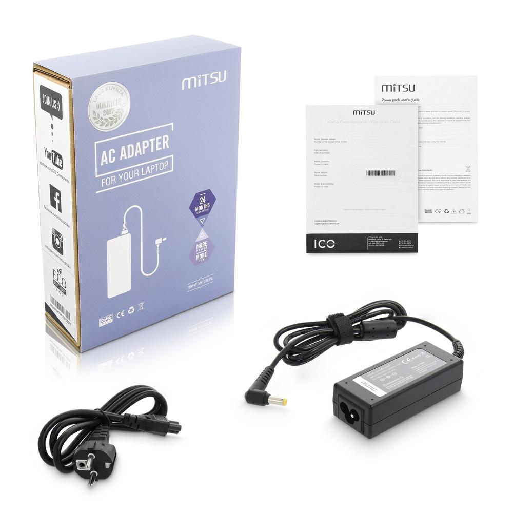 Cargador compatible para portátil ACER 45W 19V 2.37A 5.5x1.7 mm Mitsu