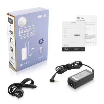 Mitsu Cargador compatible para Acer 45W 19V 2.37A 5.5x1.7 mm