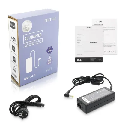 Mitsu Cargador compatible para Acer / ASUS / Medion 65W 19V 3.42A 5.5x1.7 mm