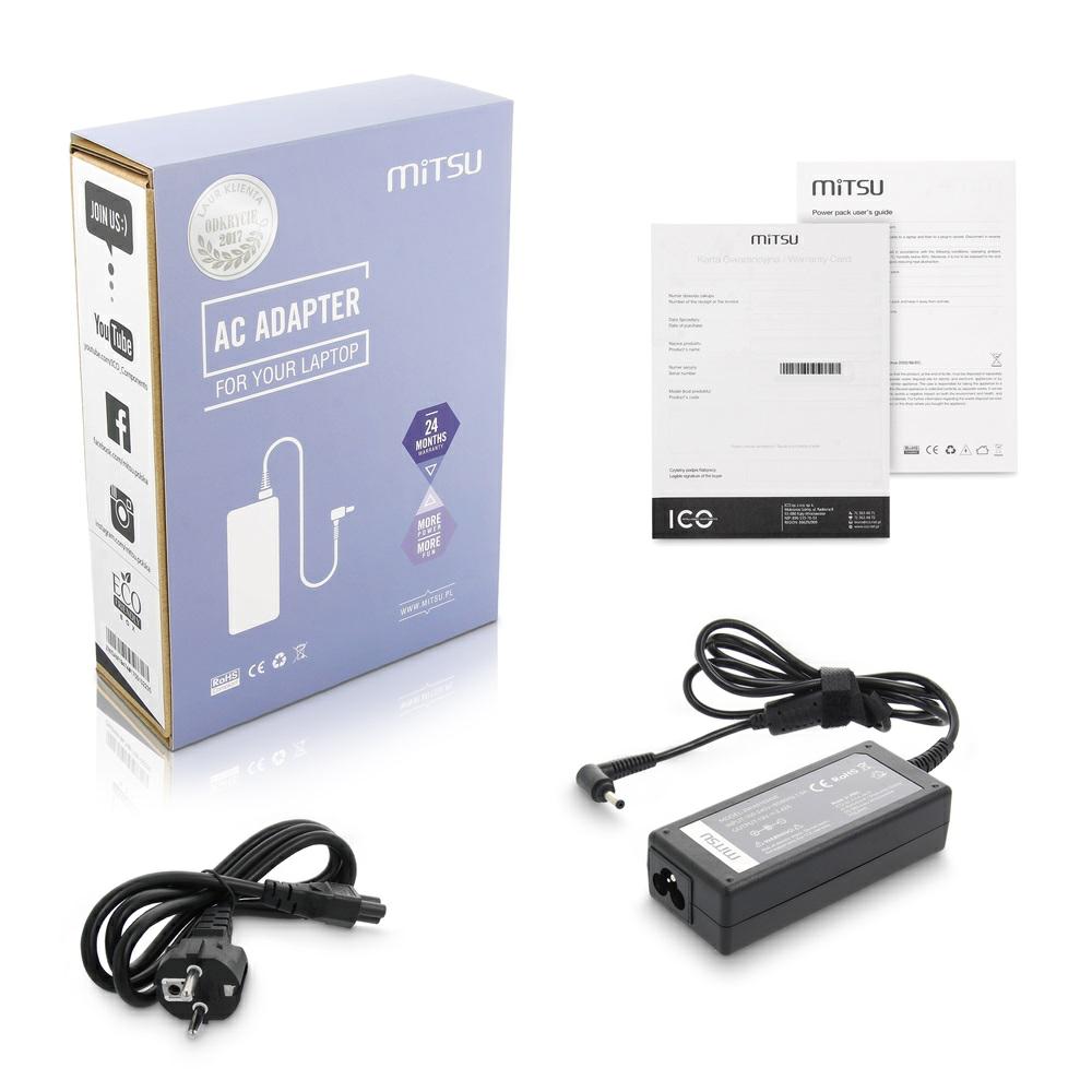 Cargador compatible para portátil ASUS 65W 19V 3.42A 4.0x1.35 mm Mitsu