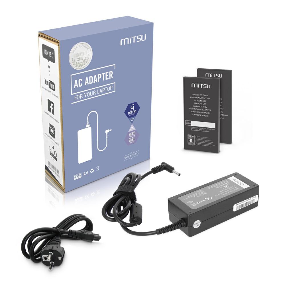 Cargador compatible para portátil ASUS 65W 19V 3.42A 4.5x3.0 mm Mitsu