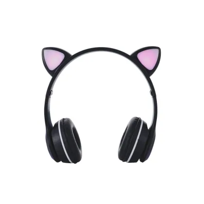One+ Nc3228 Orejas de Gato / 250Mah / MP3 / Fm / MICROSD / Iluminacion LED Negro – Bluetooth