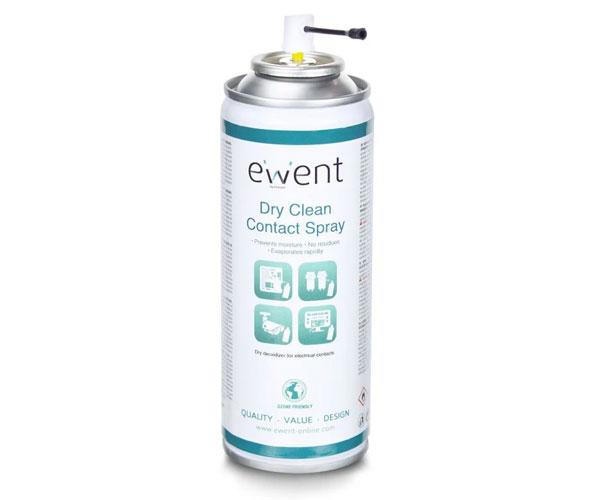 Pulverizador para limpieza en seco Ewent EW5611 / Placas - Contactos electricos / Sin residuos / 400ml