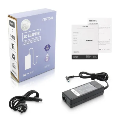 Mitsu Cargador compatible para HP 90W 19.5V 4.62A 4.5x3.0 mm
