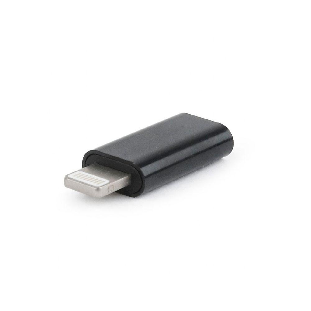 Adaptador Lightning 8 pin a Type-C / Gembird  / A-USB-CF8PM-01